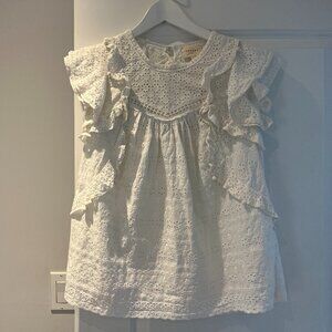 Sezane Eyelet Blouse